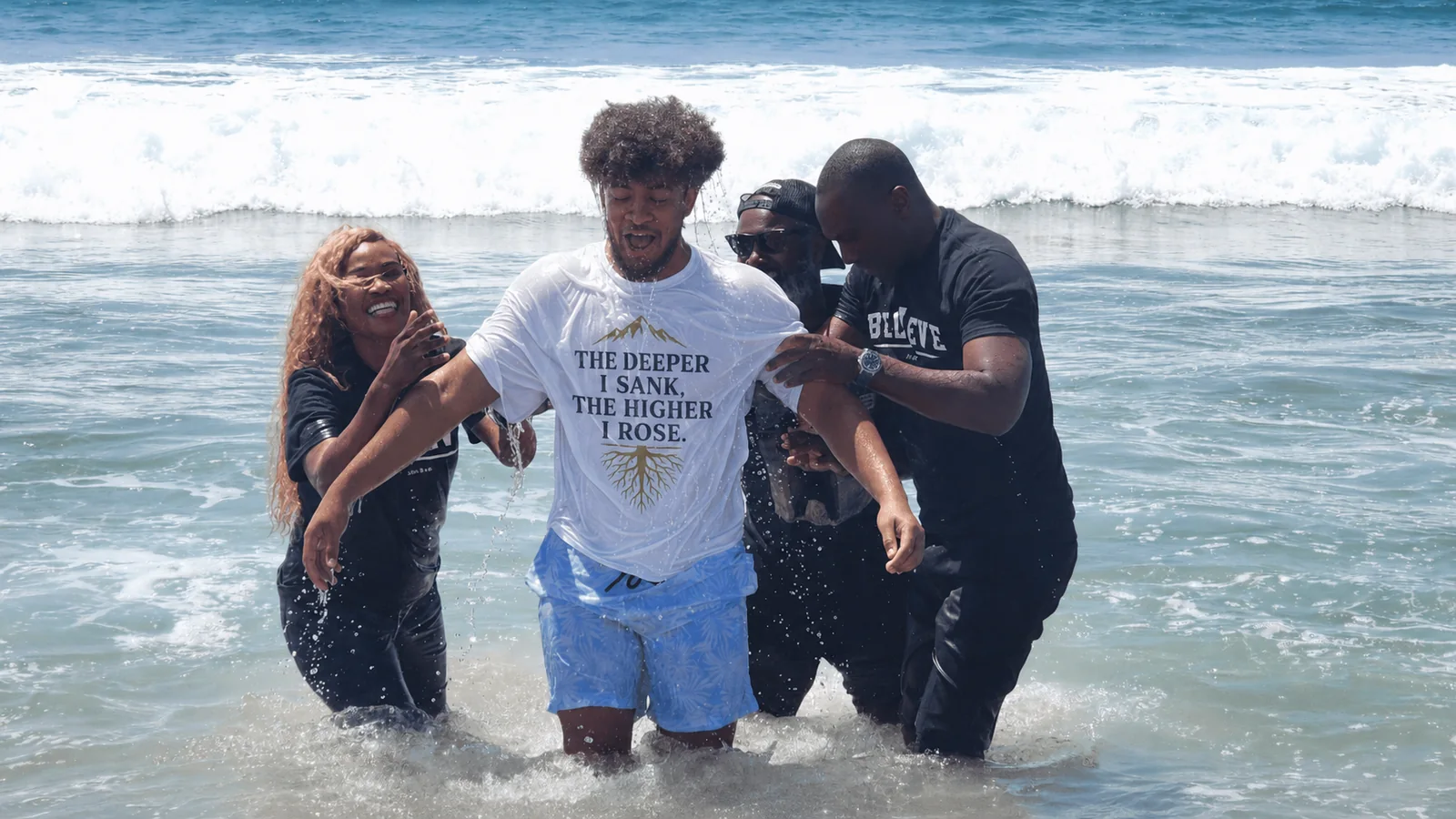 Water baptism service at Blessings Ministry Church